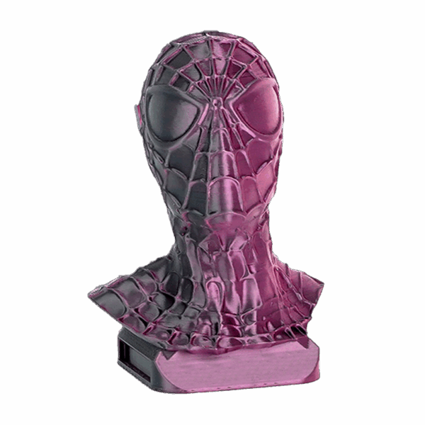 PLA-Silk Dual Color Black-Red, 1000g, 1.75 mm - Image 2